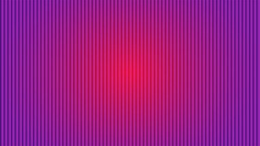Dikey çizgilerin pürüzsüz bir deseni, pürüzsüz bir gradyanı var. Derin mordan canlı pembeye, parlak bir merkezi vurguluyor..