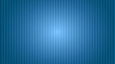 Tertemiz ve modern soyut bir arka plan. Dikey mavi kaburgaların pürüzsüz bir deseni ve hafif bir ışık etkisi var..