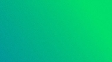 Dinamik ve modern soyut bir arkaplan için ince bir tahıl dokusuna sahip derin deniz mavisinden parlak yeşile yumuşak bir geçiş..