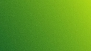 Yumuşak sarı bir gradyan ve ince bir gürültü örtüsü ile canlı yeşil dokulu arka plan soyut ve organik bir görsel oluşturur..