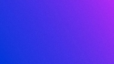 Pürüzsüz bir renk gradyanı içeren soyut arkaplan zengin bir maviden parlak bir mora ve derinlik için ince bir tahıl dokusuna sahip..