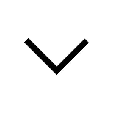 Bir vektör illüstrasyonunda basit, temiz bir siyah ok simgesi, UI tasarımı, navigasyon ve düz grafik biçiminde yön gösterimi için mükemmel.