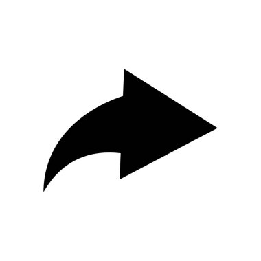 Dağıtımı sembolize eden, beyaz arkaplanı gösteren bir siyah paylaşım simgesi.