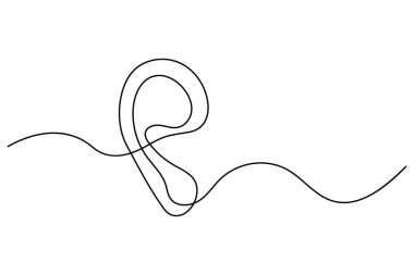 Bir doğru çiziminin vektör çizimi