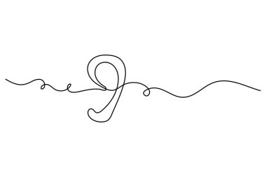 İnsan kulağı çiziminin kesintisiz bir çizimi çok az tasvir içeriyor.