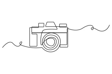 Modern temalar için beyaz zemin üzerinde soyut sürekli çizgi vektör sanatı resim simgesi