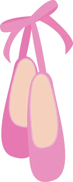 Bir bale ayakkabısı çizimi.