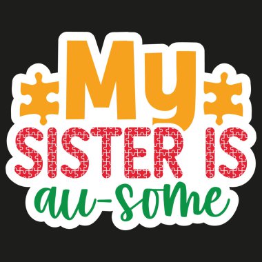 Celebrate your sister with this vibrant 