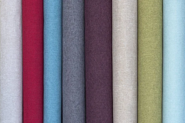 Closeup Detail Multi Color Fabric Texture Samples Material Color Fabric Royalty Free Stock Photos