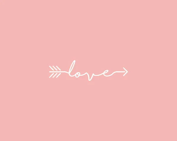 Lettering Inspiração Amor Palavras Fundo — Fotografia de Stock