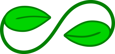 Yeşil yapraklarla temsil edilen sonsuz yaşam döngüsünün sembolü. İnsanların doğayla uyumunu ve kalkınmaya giden sürdürülebilir bir yolu temsil eder.