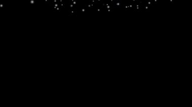 Kar taneleri, Noel örtüsü, siyah arkaplan. Kış, yavaşça düşen kar etkisi. Yüksek kalite 4k görüntü