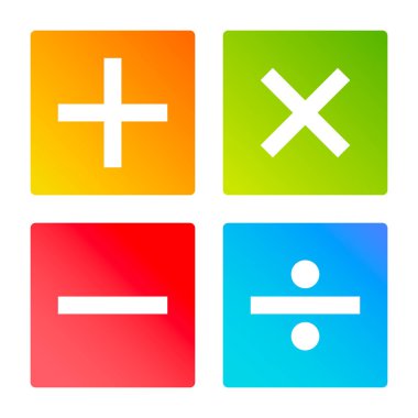 hesap makinesi simgesi vektör tasarımı. 