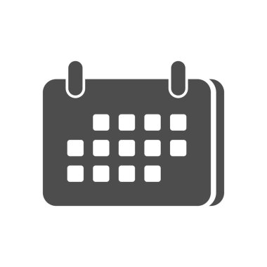 Takvim simge vektör tasarımı.