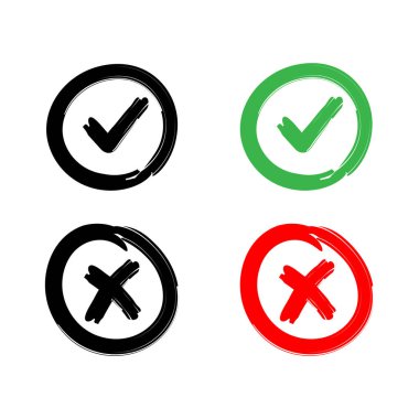 Simgeyi işaretle Vektör tasarımını ayarla.