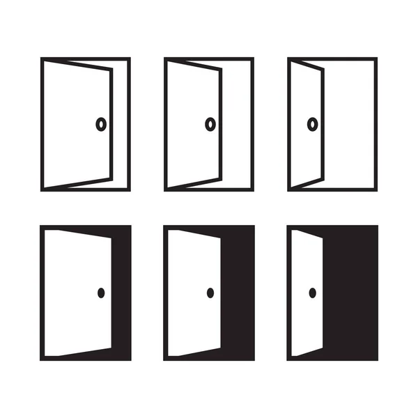 Kapı Simgesi Vektör Tasarımı. 