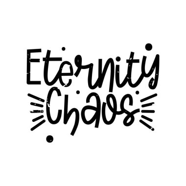 Sonsuzluk Kaosu Vektör Tasarımı.