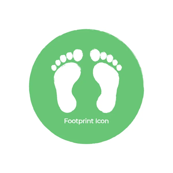 ayak izi simge vektör tasarımı. 