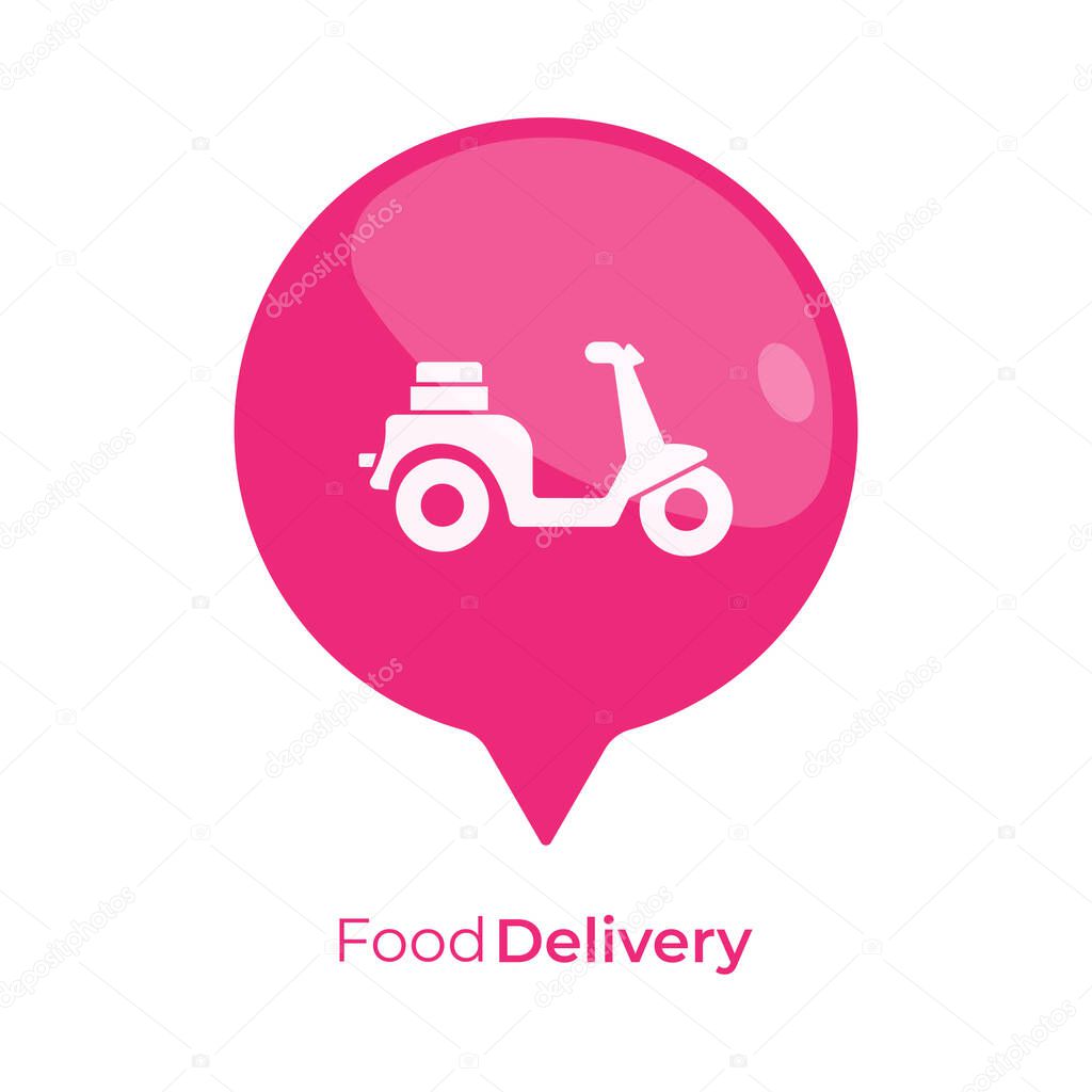 Food Delivery Vector Design.