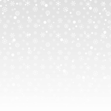 Kar Tanesi Şeklinde Kusursuz Desenli Arkaplan Vektör Tasarımı. 