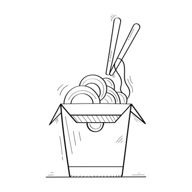 El Çekimi Erişte Simgesi Vektör Tasarımı. 