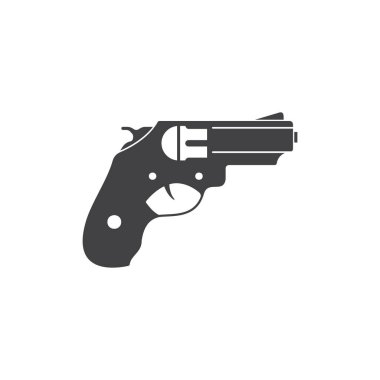 Handgun Icon Vector Design.