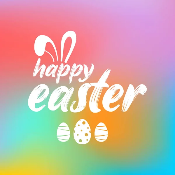 Happy Easter Calligraphy Text Vector Design.