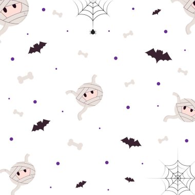 Happy Halloween Background Vector Design. 