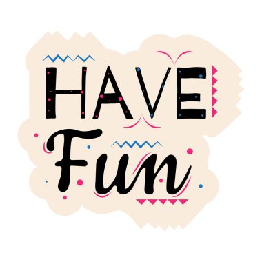 Modern Kaligrafi Simgesi Vektör Tasarımı Keyifli olsun.