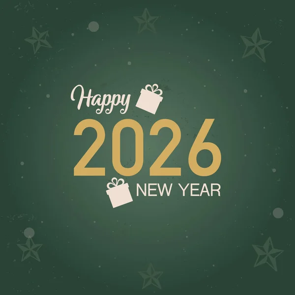 Mutlu Yıllar Arkaplan Vektör Tasarımı.