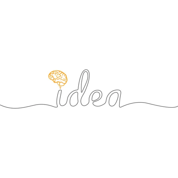 fikir simgesi vektör tasarımı. 
