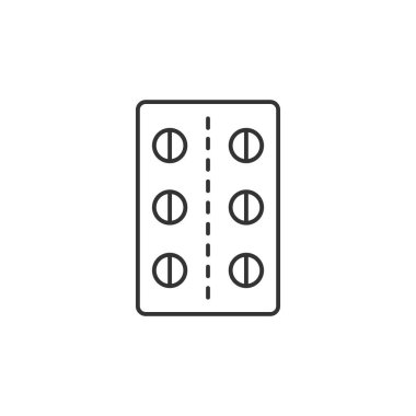 Tıp simge vektör tasarımı.