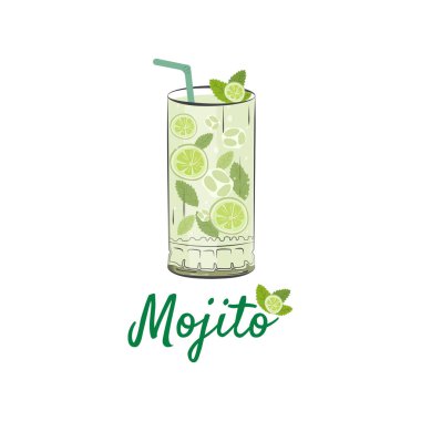 Mojito Simge Vektör Tasarımı. 