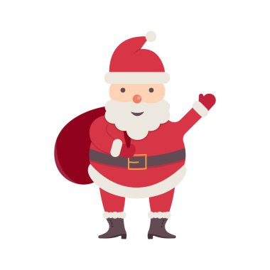Santa Claus Icon Vector Design.