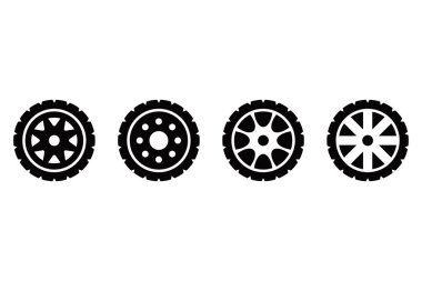 Otomobil Lastiği Vektör Tasarımı.