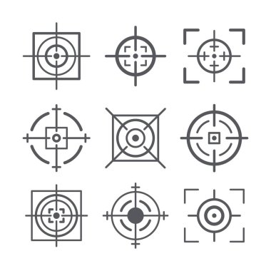 Hedef Simgesi Vektör Tasarımı.