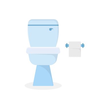 Tuvalet Kabı Simgesi Vektör Tasarımı.