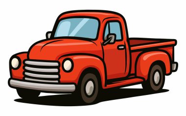 Çizgi film pikap çizimi, vektör.