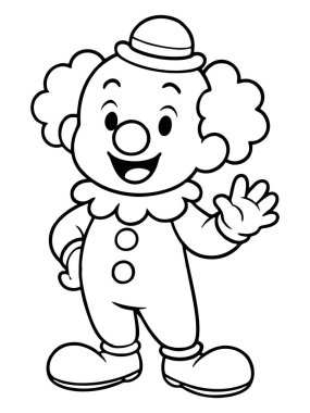 Palyaço boyama sayfalarında büyük gülüşlü neşeli palyaçolar var. Çocukların yaratıcılıklarını serbest bırakmaları için mükemmel..