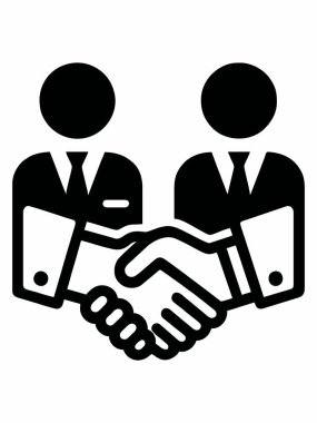 El sıkışma iş vektör illüstrasyonu