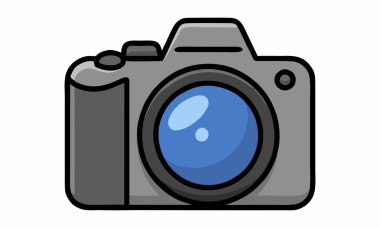 Cartoon digital camera illustration