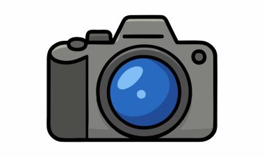 Cartoon digital camera illustration