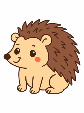 Şirin bebek kirpi çizgi film çizimi