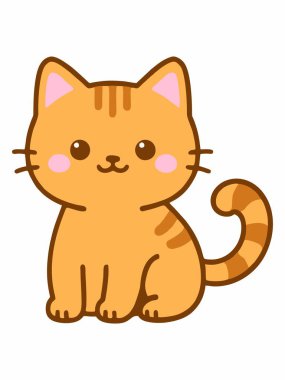 Şirin çizgi film kedi çizimi