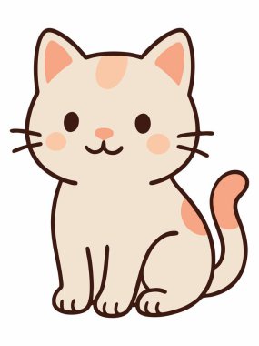 Şirin çizgi film kedi çizimi