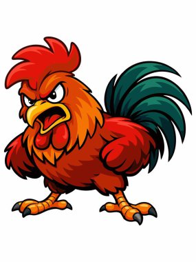 Kızgın Horoz Çizgi Filmi Çizimi