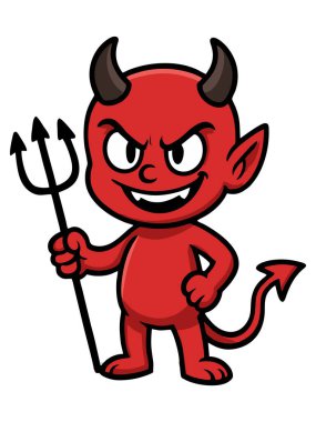 Şirin Çizgi Film Şeytan Karakteri Çizimi