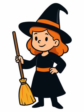 Süpürgeli Küçük Cadı Tatlı Çizgi Filmi