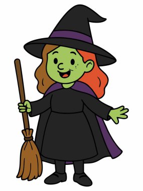 Süpürgeli Küçük Cadı Tatlı Çizgi Filmi