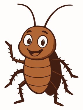 Şirin Çizgi Film Hamamböceği Karakteri Çizimi